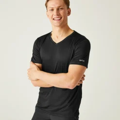 Men's Fingal V-Neck T-Shirt | Black