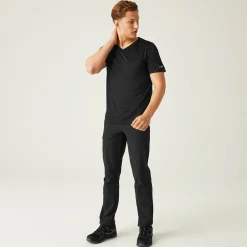 Men's Fingal V-Neck T-Shirt | Black