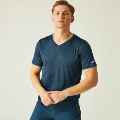 Men's Fingal V-Neck T-Shirt | Moonlight Denim