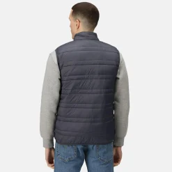 Men's Firedown Down Touch Insulated Bodywarmer | Seal Grey Black