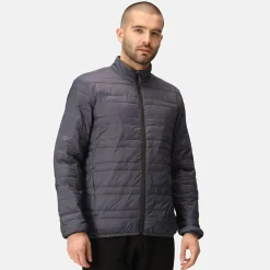 Men's Firedown Down Touch Insulated Jacket | Seal Grey Black