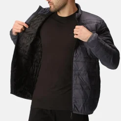 Men's Firedown Down Touch Insulated Jacket | Seal Grey Black