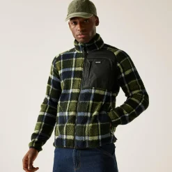 Men's Frankie Borg Full Zip Fleece | Dark Khaki