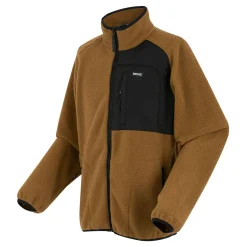 Men's Frankie Borg Full Zip Fleece | Brown