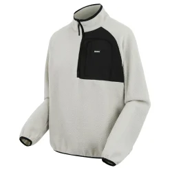 Men's Frankie Borg Half Zip Fleece | Grey