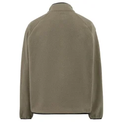 Men's Frankie Borg Half Zip Fleece | Brown