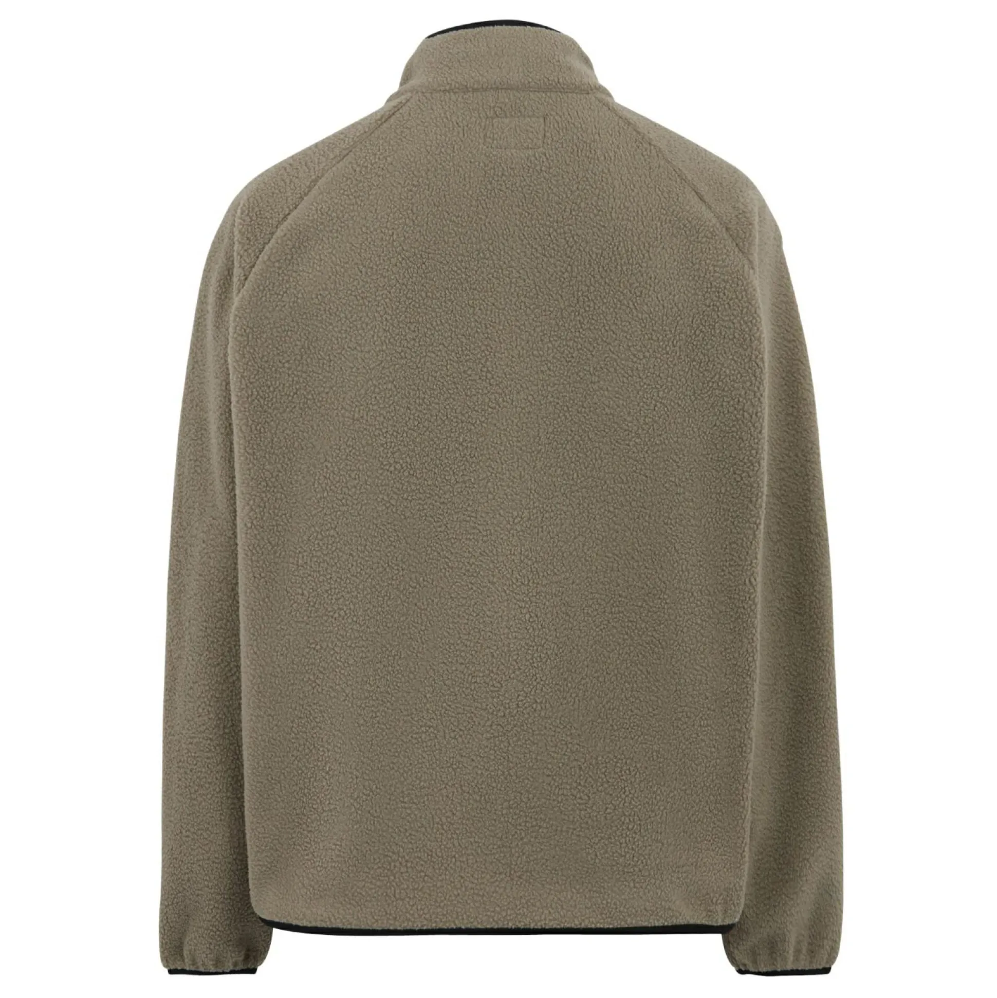Men's Frankie Borg Half Zip Fleece | Brown