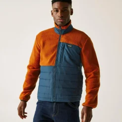 Men's Frankie Borg Hybrid Full Zip Fleece | Brown