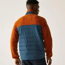 Men's Frankie Borg Hybrid Full Zip Fleece | Brown