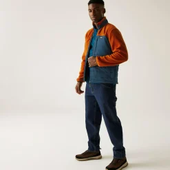 Men's Frankie Borg Hybrid Full Zip Fleece | Brown