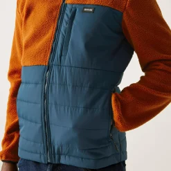 Men's Frankie Borg Hybrid Full Zip Fleece | Brown