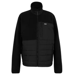Men's Frankie Borg Hybrid Full Zip Fleece | Black