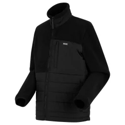 Men's Frankie Borg Hybrid Full Zip Fleece | Black