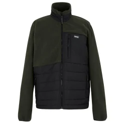 Men's Frankie Borg Hybrid Full Zip Fleece | Black