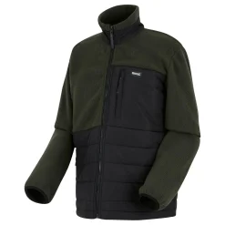 Men's Frankie Borg Hybrid Full Zip Fleece | Black