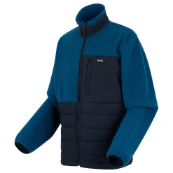 Men's Frankie Borg Hybrid Full Zip Fleece | Navy Blue