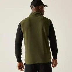Men's Frankie Fleece Gilet | Dark Khaki