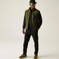 Men's Frankie Fleece Gilet | Dark Khaki