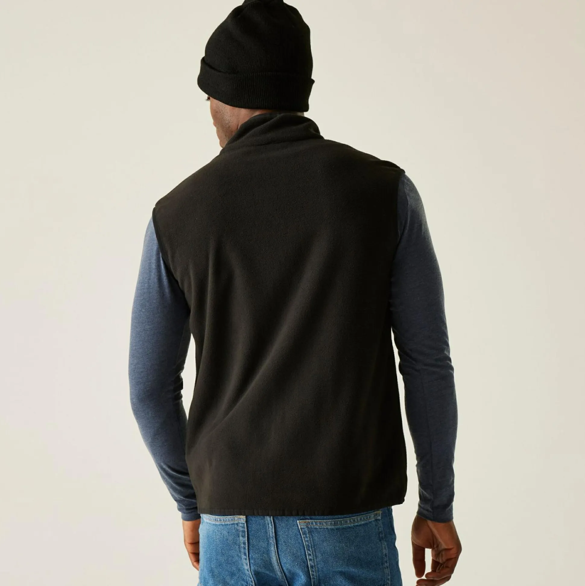 Men's Frankie Fleece Gilet | Black