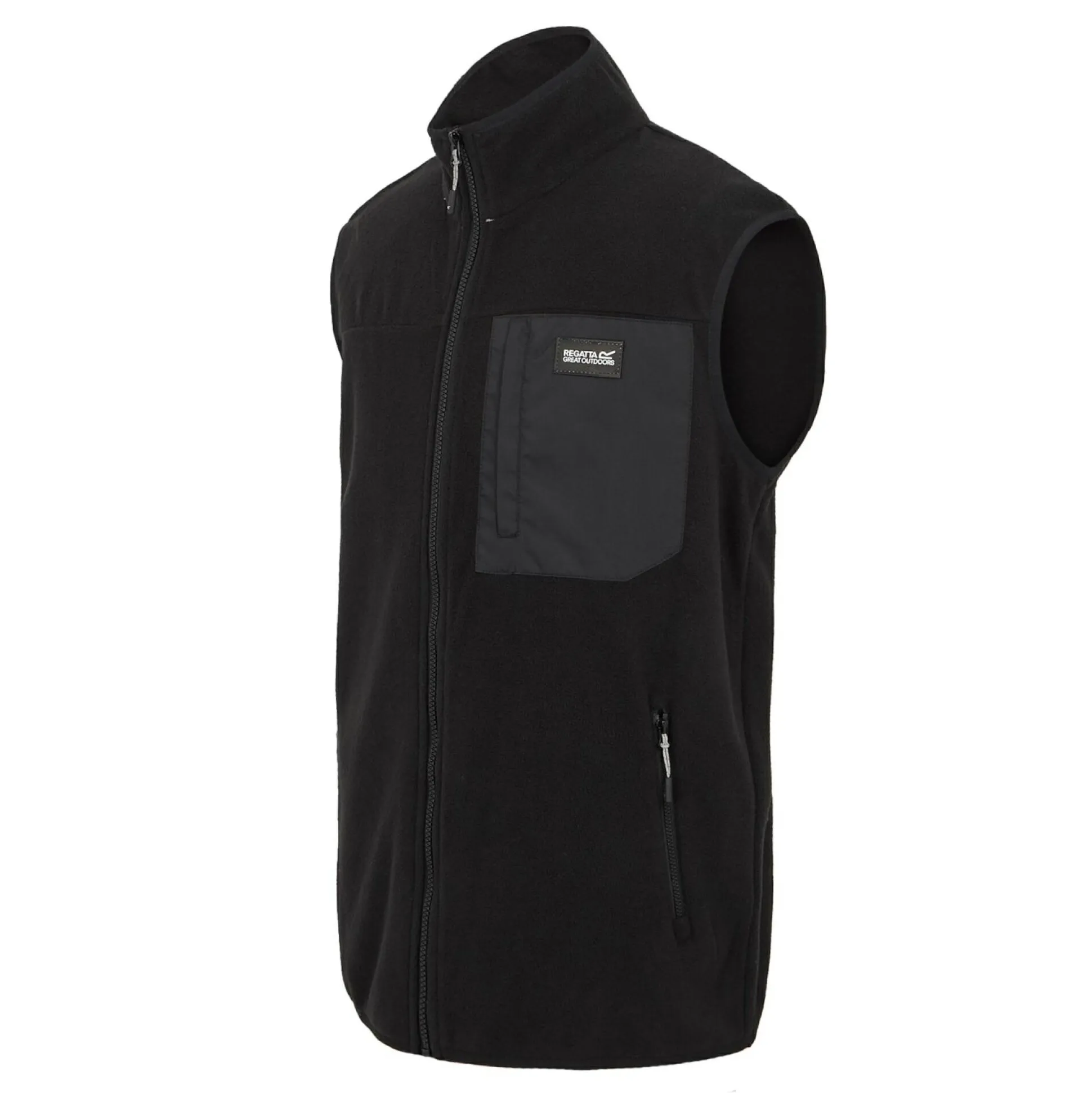 Men's Frankie Fleece Gilet | Black