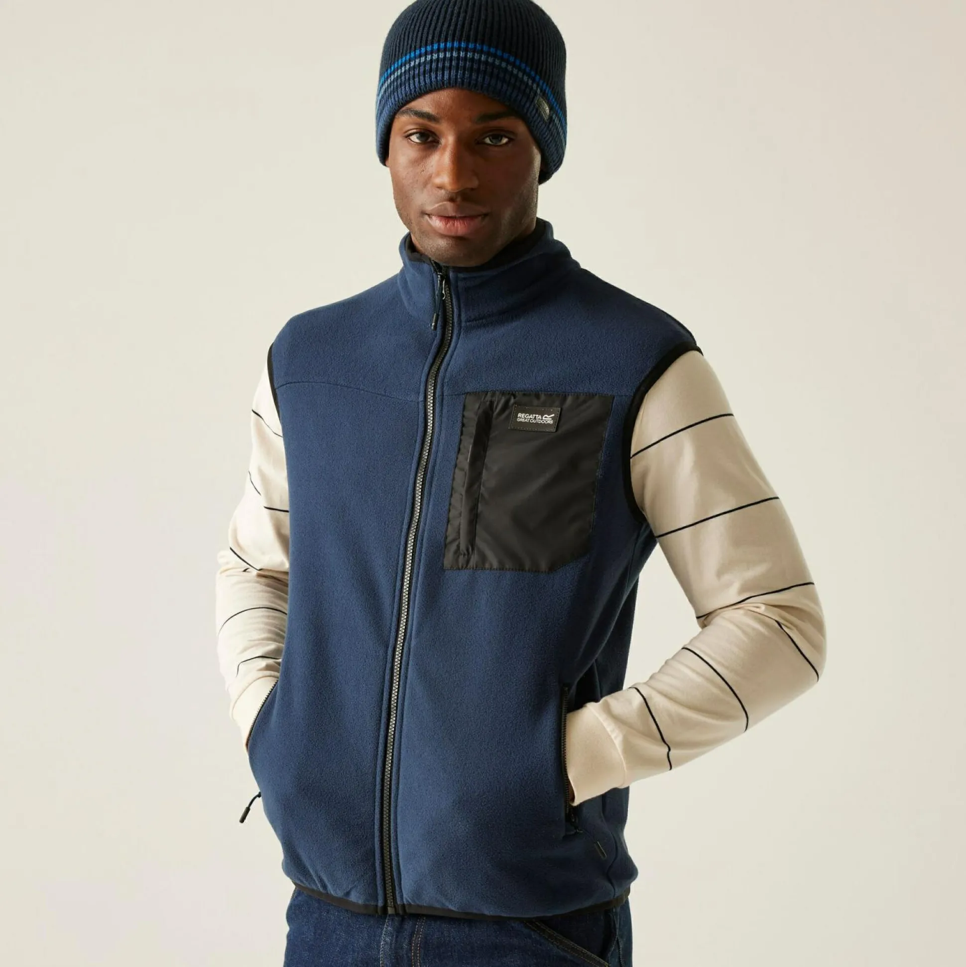 Men's Frankie Fleece Gilet | Navy