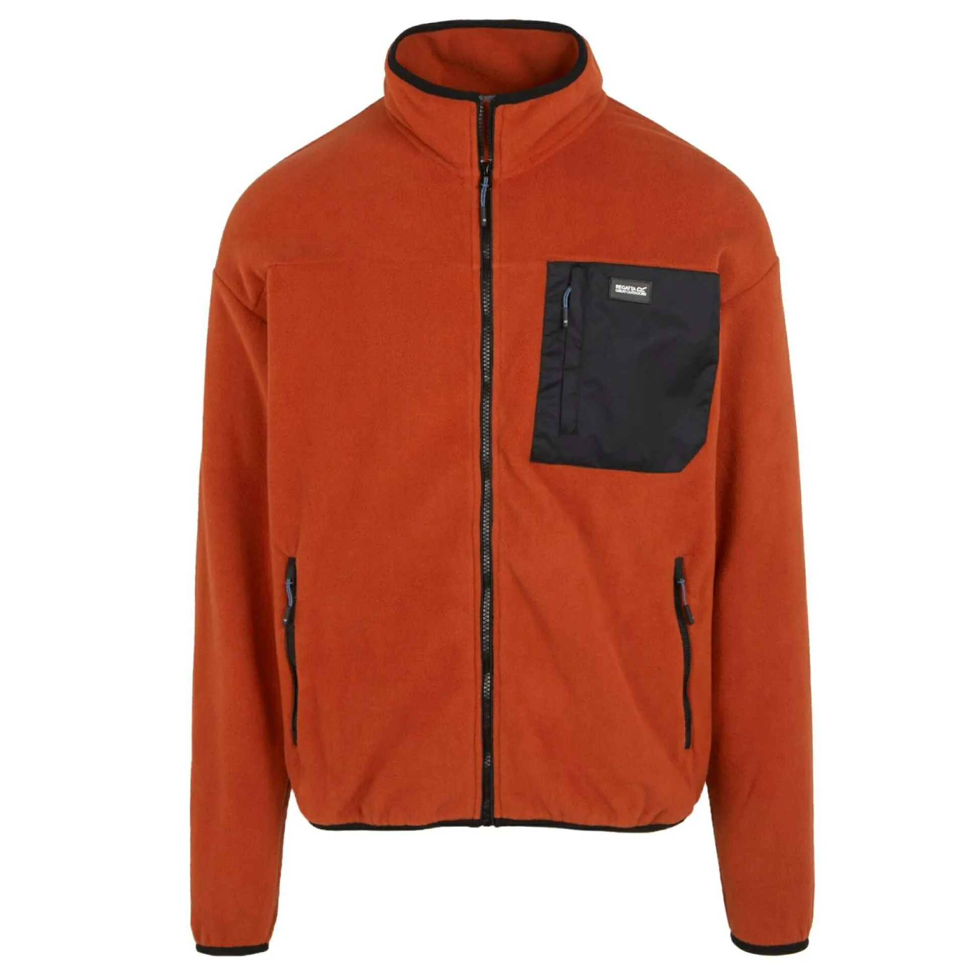 Men's Frankie Full Zip Fleece | Red Ochre