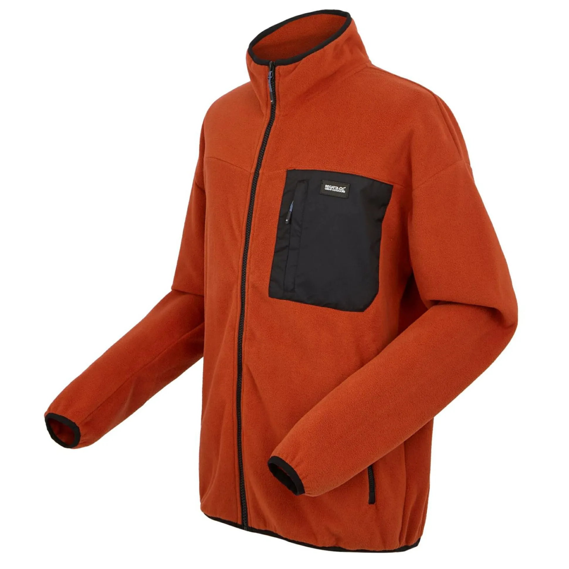 Men's Frankie Full Zip Fleece | Red Ochre