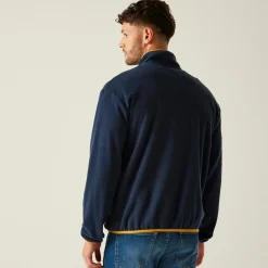 Men's Frankie Full Zip Fleece | Navy Mustard