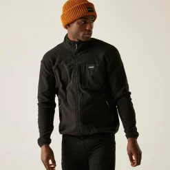 Men's Frankie Full Zip Fleece | Black