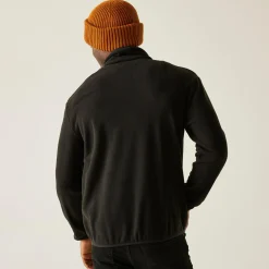 Men's Frankie Full Zip Fleece | Black