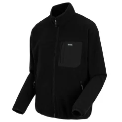 Men's Frankie Full Zip Fleece | Black