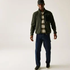 Men's Frankie Full Zip Fleece | Dark Khaki