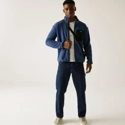 Men's Frankie Full Zip Fleece | Indigo Blue