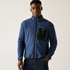Men's Frankie Full Zip Fleece | Indigo Blue