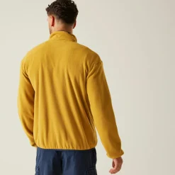 Men's Frankie Full Zip Fleece | Mustard Navy