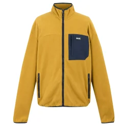 Men's Frankie Full Zip Fleece | Mustard Navy