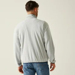 Men's Frankie Full Zip Fleece | Silver Grey Navy