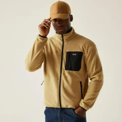 Men's Frankie Full Zip Fleece | Beige