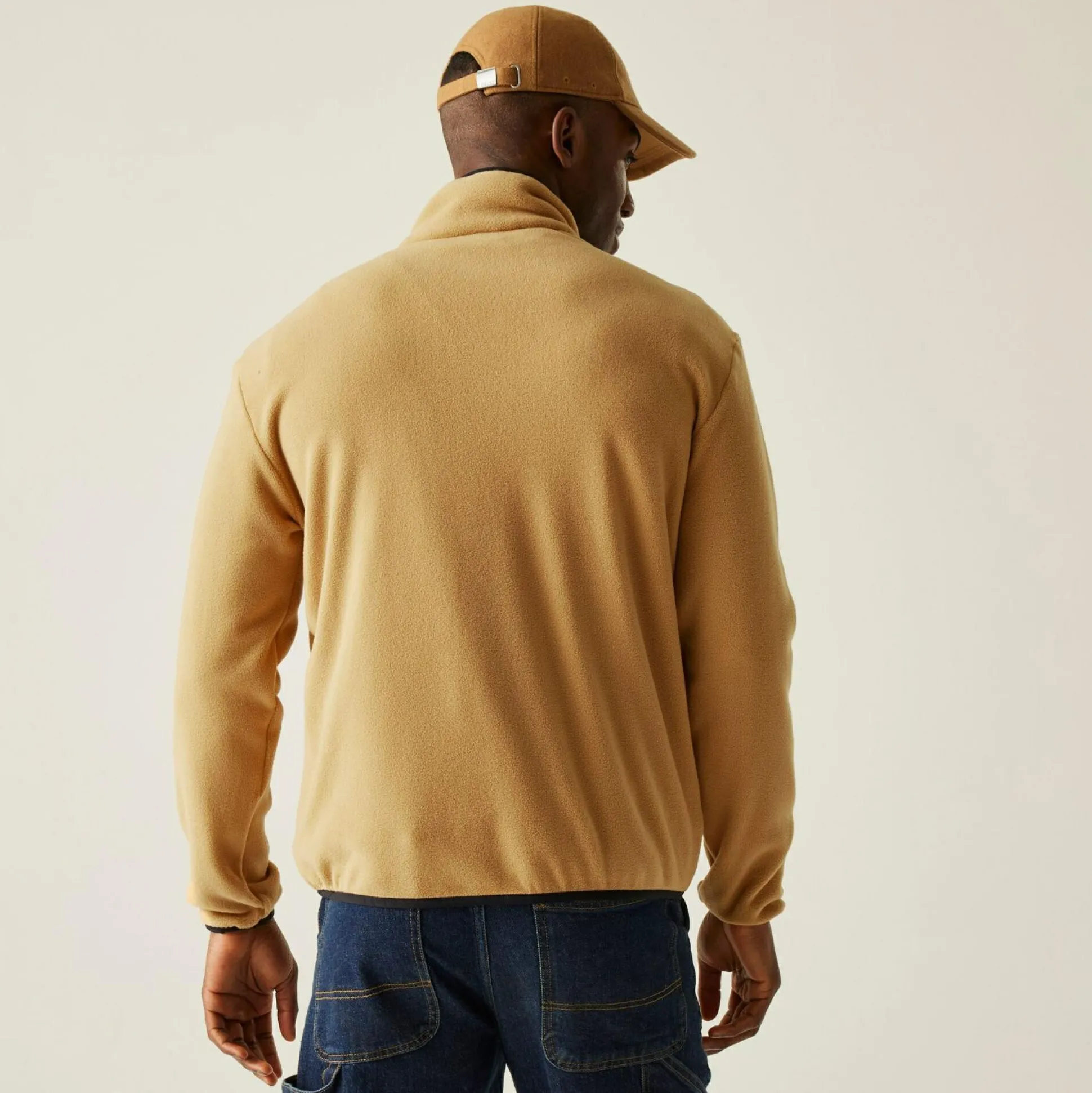 Men's Frankie Full Zip Fleece | Beige