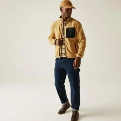 Men's Frankie Full Zip Fleece | Beige