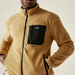 Men's Frankie Full Zip Fleece | Beige