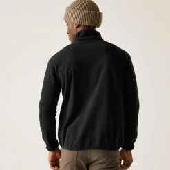 Men's Frankie Half Zip Fleece | Black