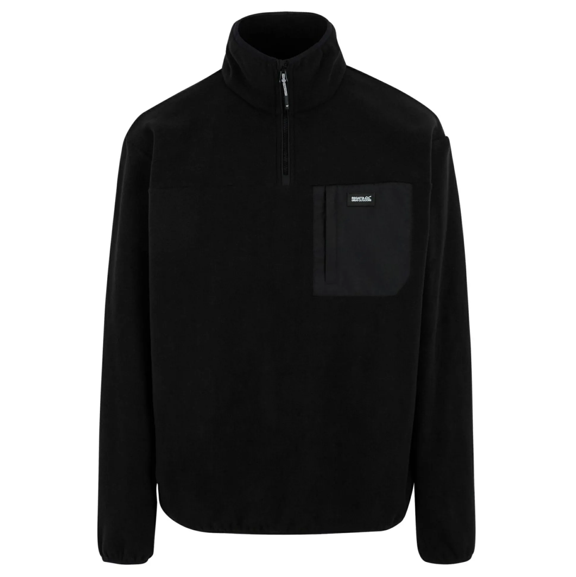 Men's Frankie Half Zip Fleece | Black