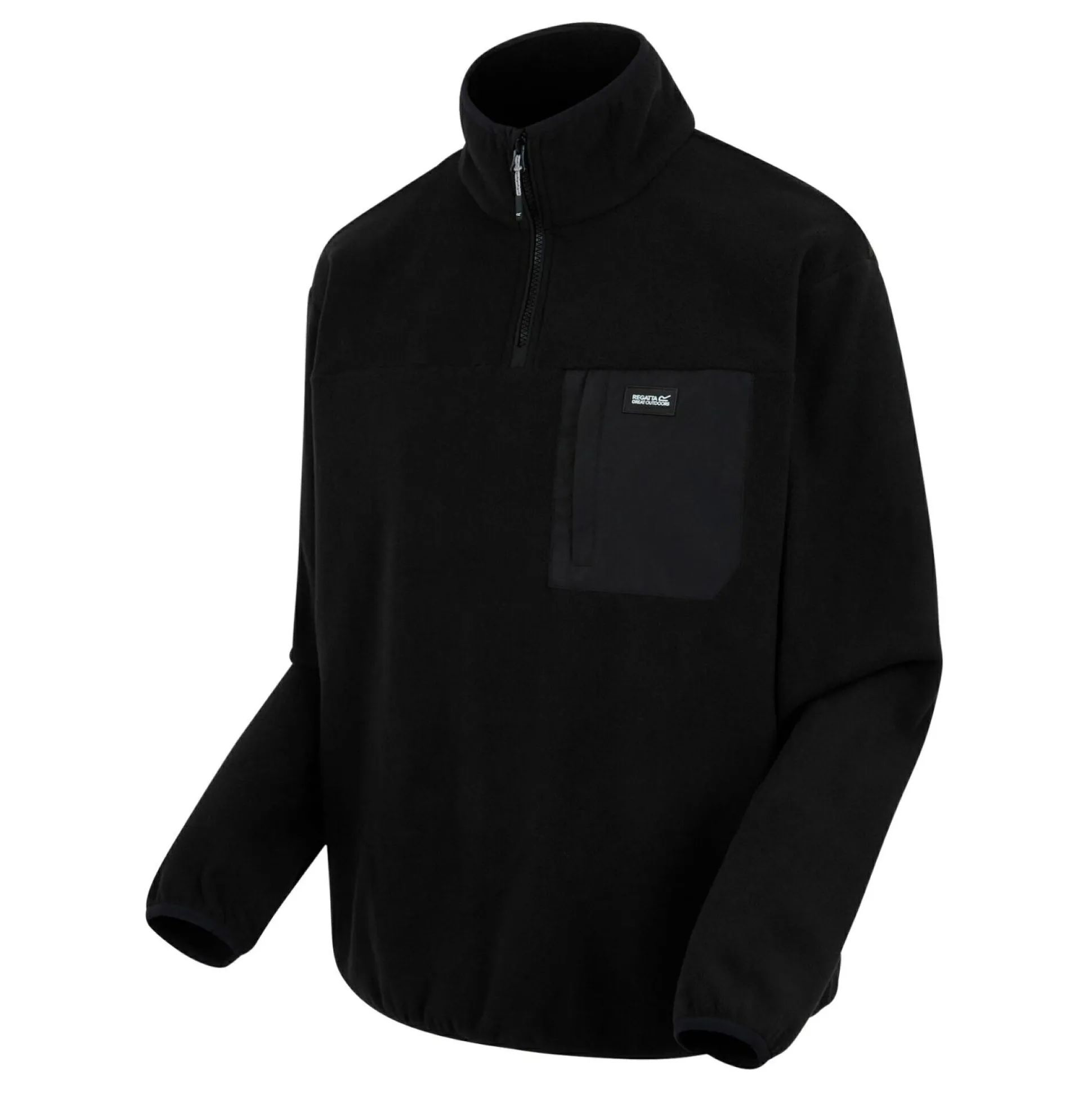 Men's Frankie Half Zip Fleece | Black