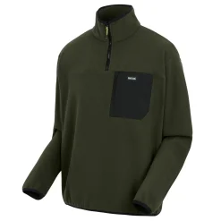 Men's Frankie Half Zip Fleece | Dark Khaki