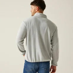 Men's Frankie Half Zip Fleece | Silver Grey Navy
