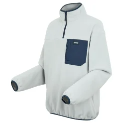Men's Frankie Half Zip Fleece | Silver Grey Navy