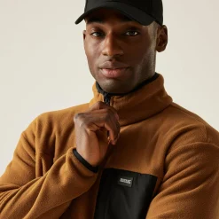 Men's Frankie Half Zip Fleece | Brown