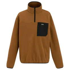 Men's Frankie Half Zip Fleece | Brown