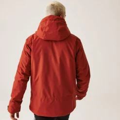Men's Frelton Waterproof Insulated Jacket | Red Ochre Black